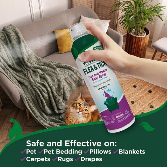NEW! Flea and Tick Cat Easy Spray – Cotton Spice Scent - Picture 2 of 6